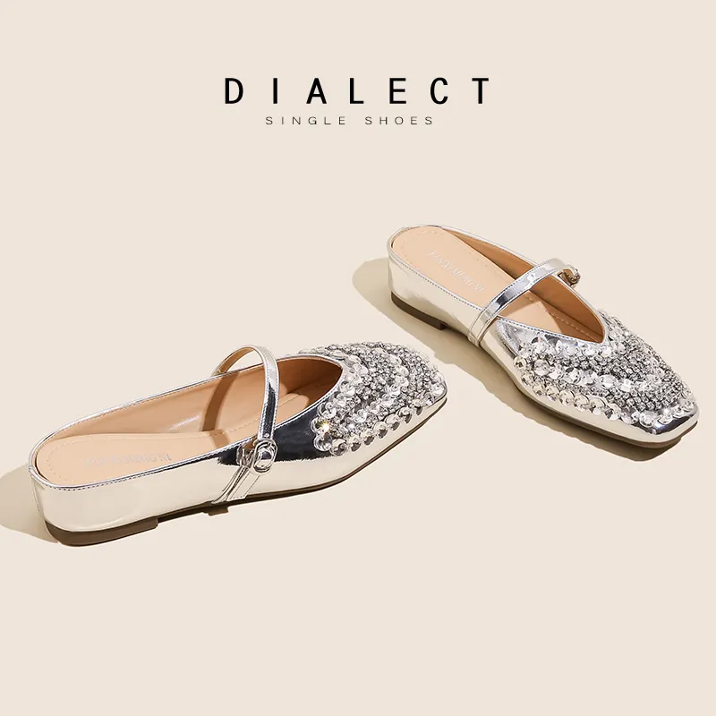 Lan Miao Abrasion Resistant Slip Resistant Closed Toe Slippers Women's-3