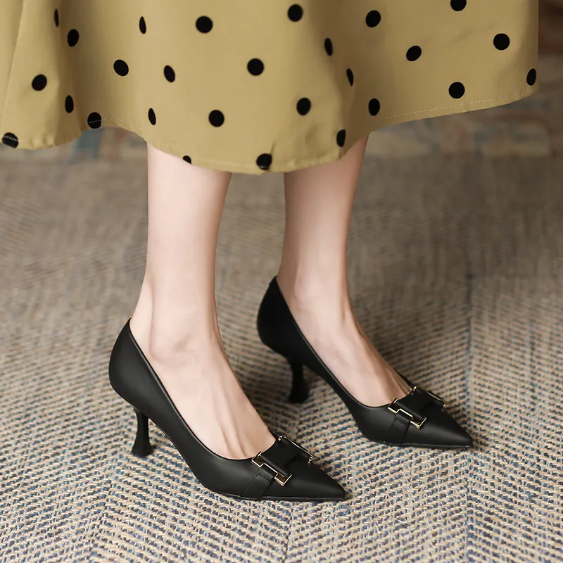 Lan Miao Slim Heel High Heels Women's-8