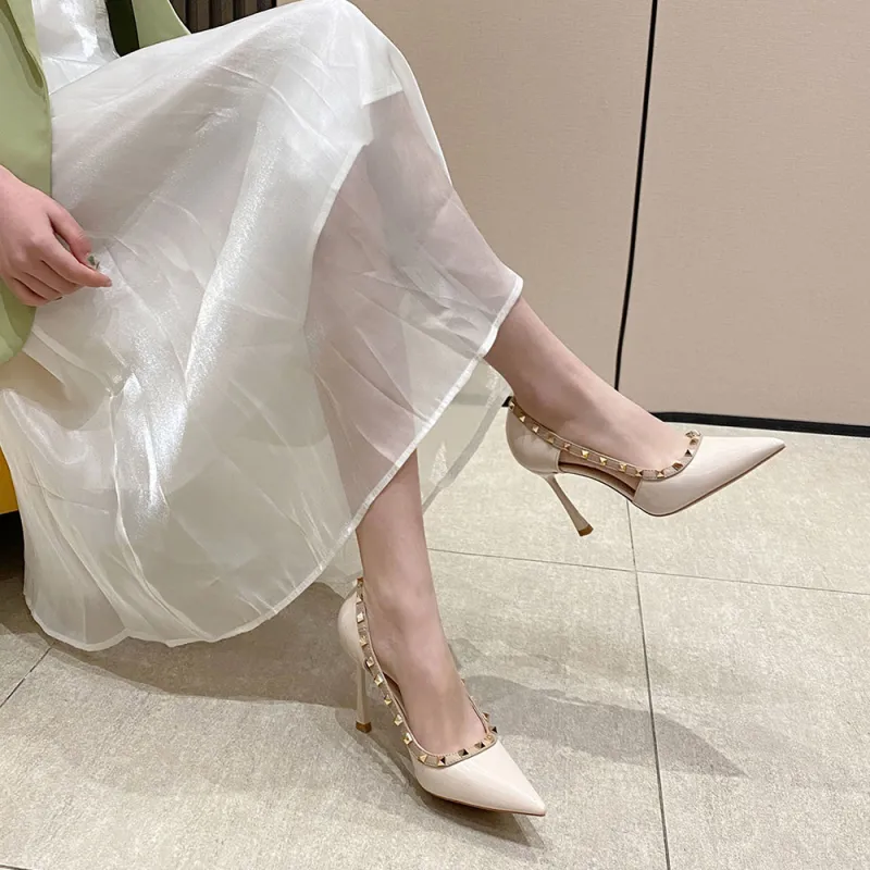Lan Miao Slim Heel High Heels Women's-8