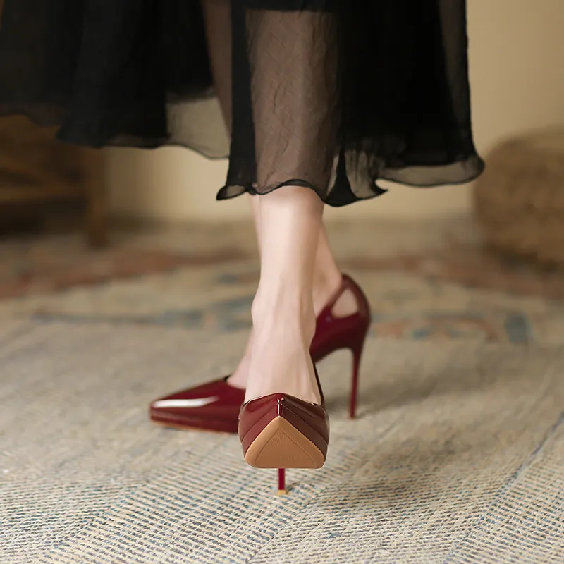 Lan Miao Slim Heel High Heels Women's-4