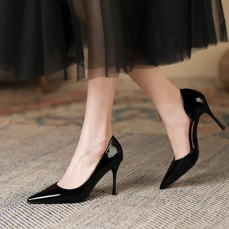 Lan Miao Slim Heel High Heels Women's-11
