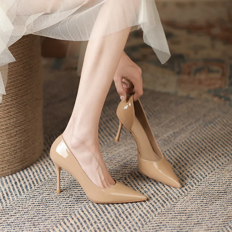 Lan Miao Slim Heel High Heels Women's-33