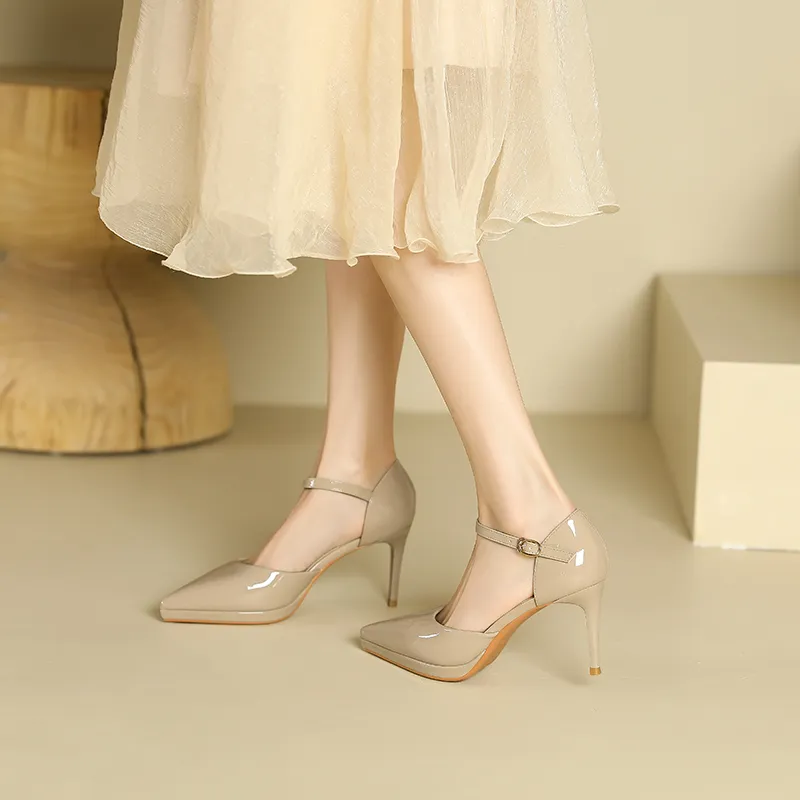 Lan Miao Slim Heel High Heels Women's-9