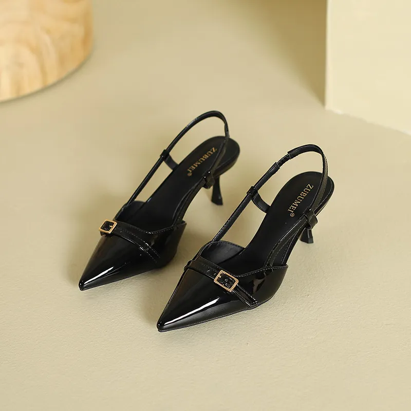 Lan Miao Slim Heel High Heels Women's-13