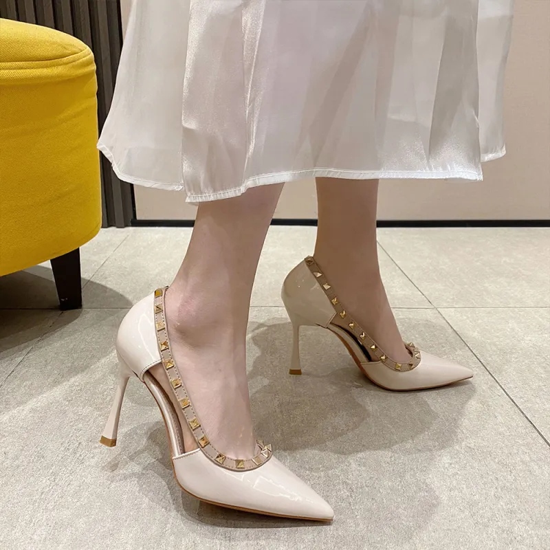 Lan Miao Slim Heel High Heels Women's-7
