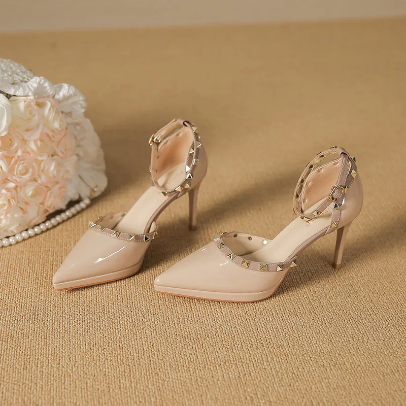 Lan Miao Slim Heel High Heels Women's-6