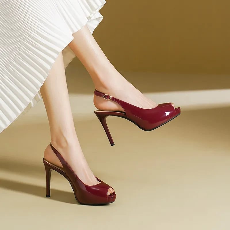 Lan Miao Slim Heel High Heels Women's-24