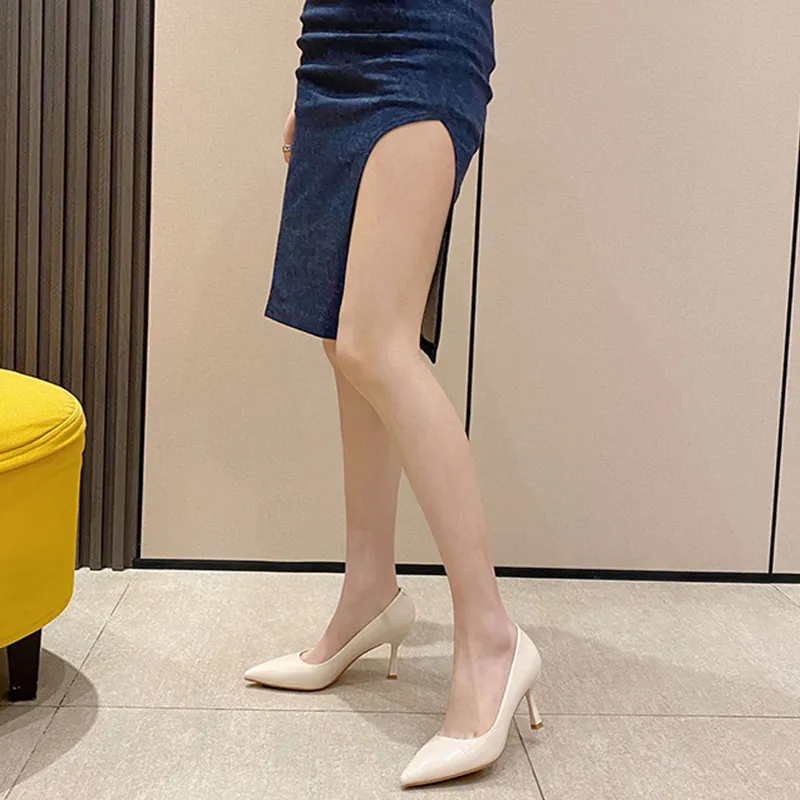 Lan Miao Slim Heel High Heels Women's-9