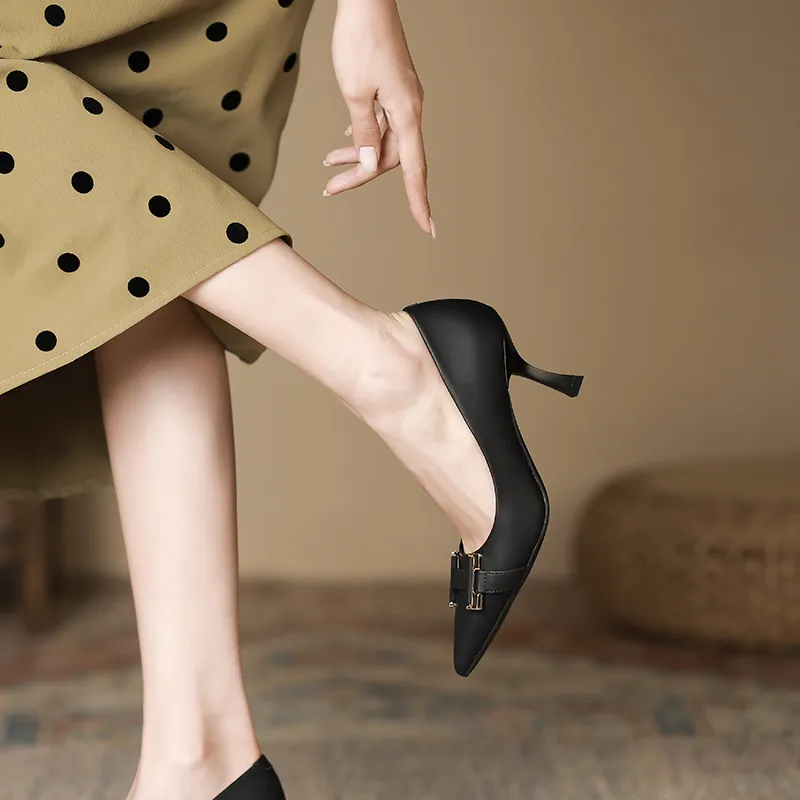 Lan Miao Slim Heel High Heels Women's-11