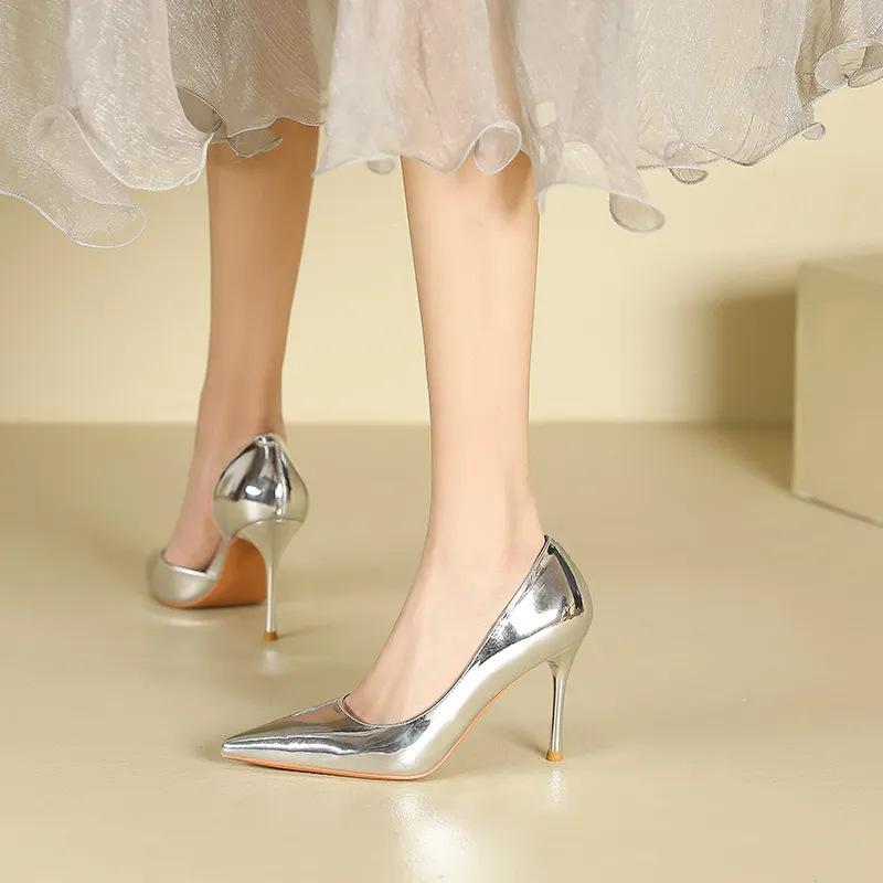 Lan Miao Slim Heel High Heels Women's-1