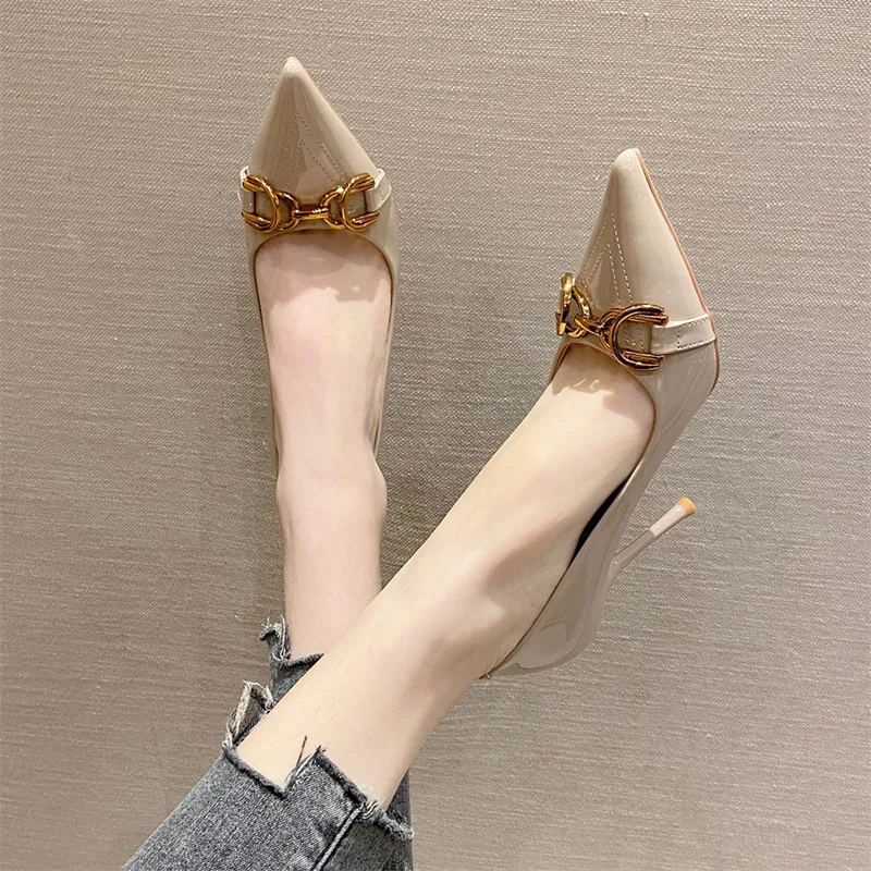 Lan Miao Slim Heel High Heels Women's-4