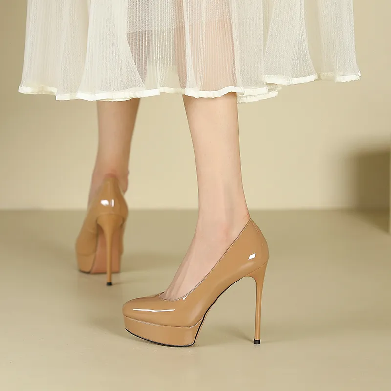 Lan Miao Slim Heel High Heels Women's-23