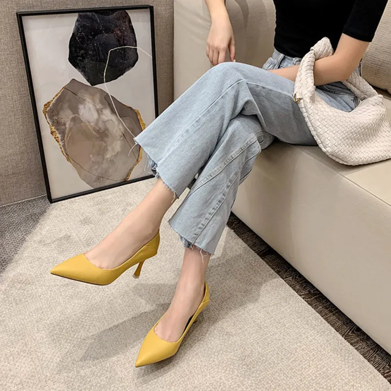 Lan Miao Slim Heel High Heels Women's-12