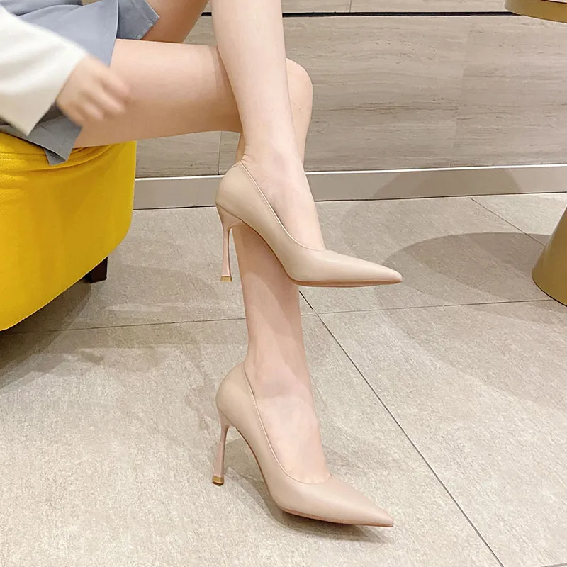 Lan Miao Slim Heel High Heels Women's-13