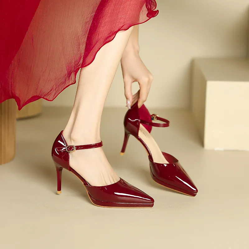 Lan Miao Slim Heel High Heels Women's-26