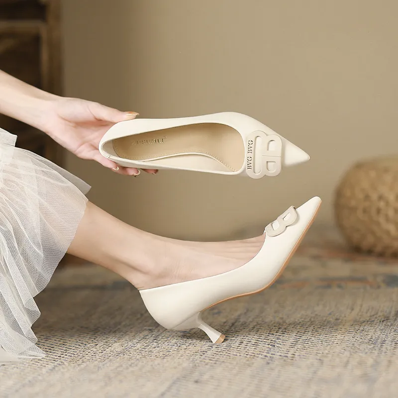 Lan Miao Slim Heel High Heels Women's-5
