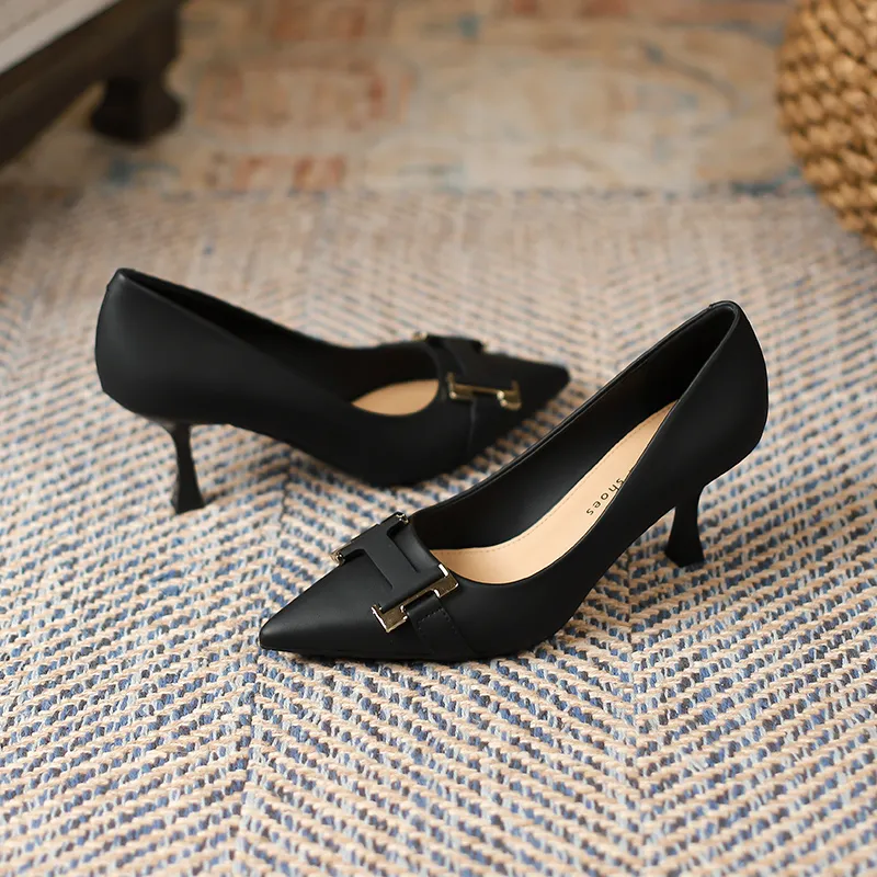 Lan Miao Slim Heel High Heels Women's-13