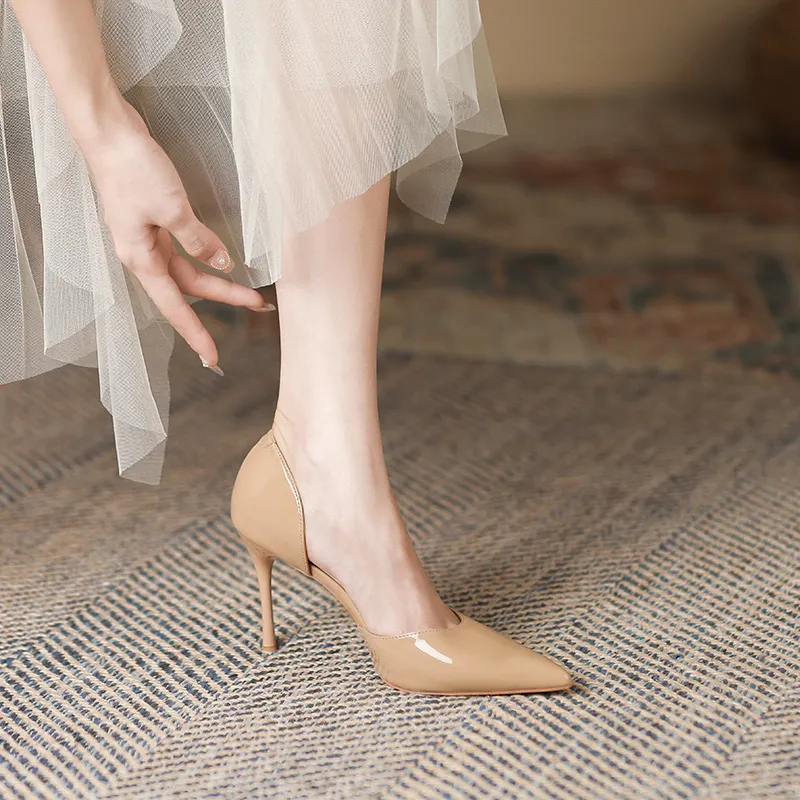 Lan Miao Slim Heel High Heels Women's-31