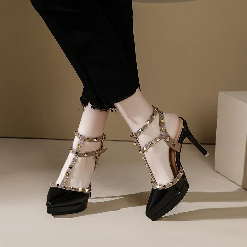 Lan Miao Slim Heel High Heels Women's-7