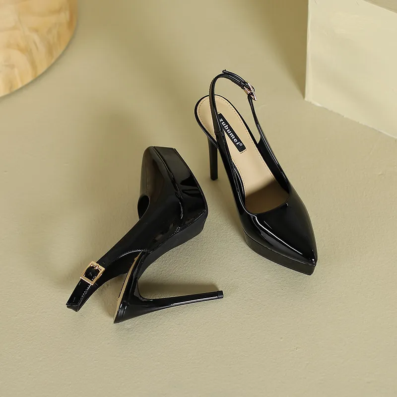 Lan Miao Slim Heel High Heels Women's-20