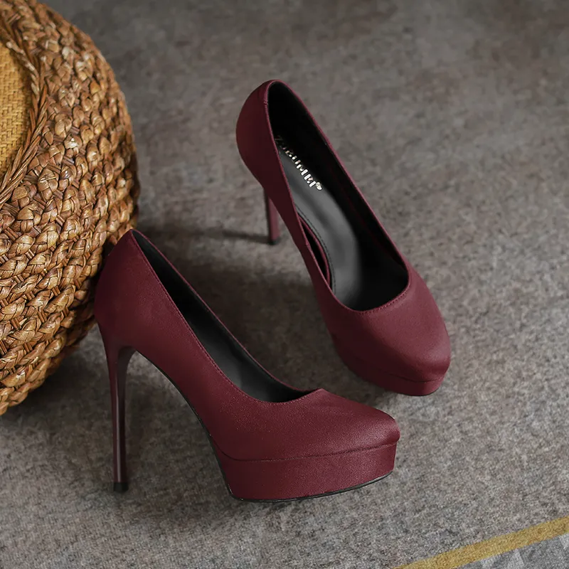 Lan Miao Slim Heel High Heels Women's-20