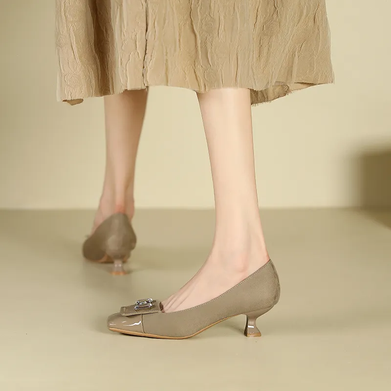 Lan Miao Slim Heel High Heels Women's-11