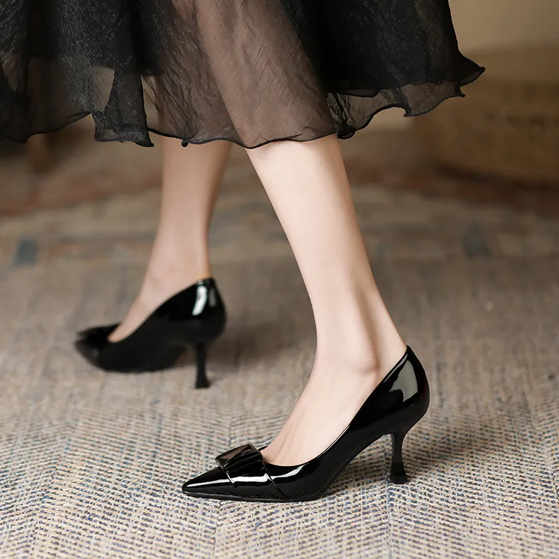 Lan Miao Slim Heel High Heels Women's-16