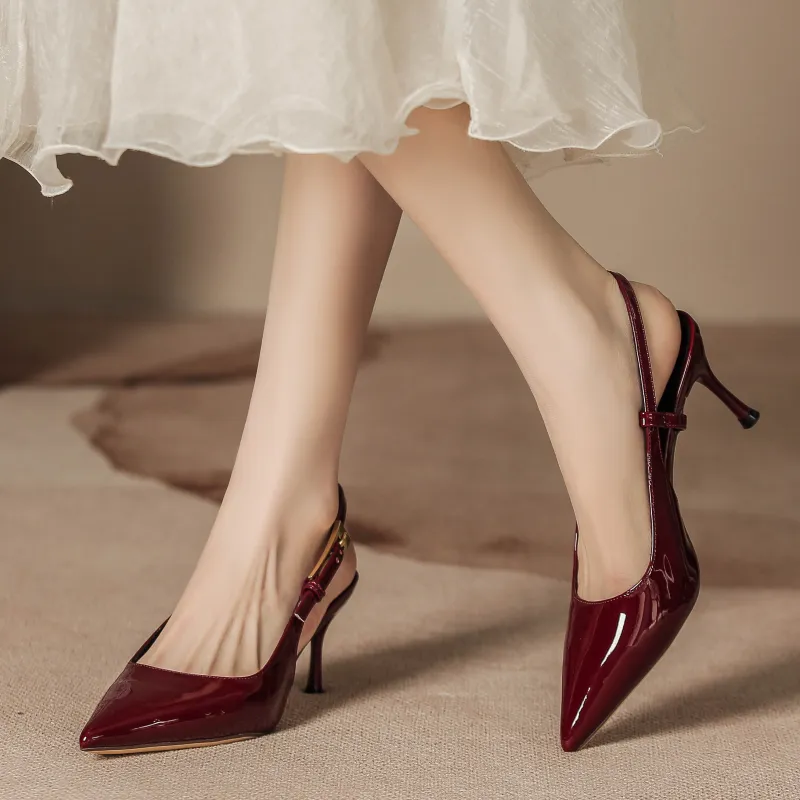 Lan Miao Slim Heel High Heels Women's-1