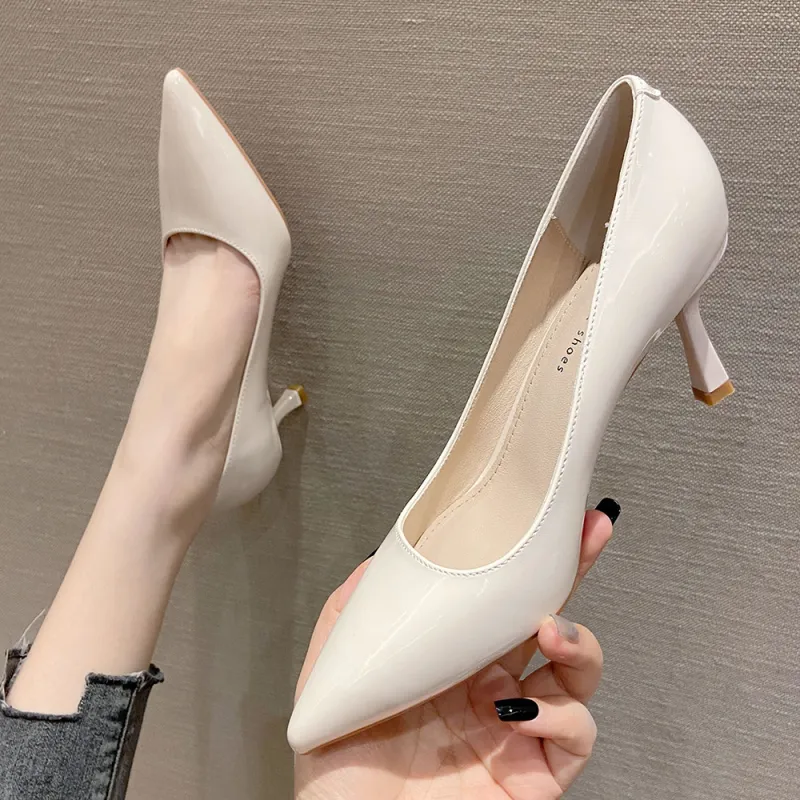 Lan Miao Slim Heel High Heels Women's-12