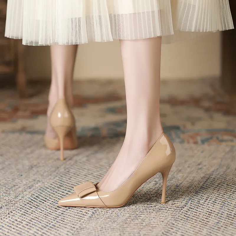 Lan Miao Slim Heel High Heels Women's-16