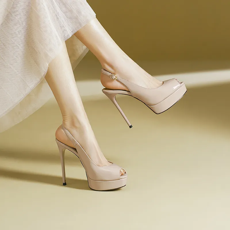 Lan Miao Slim Heel High Heels Women's-25