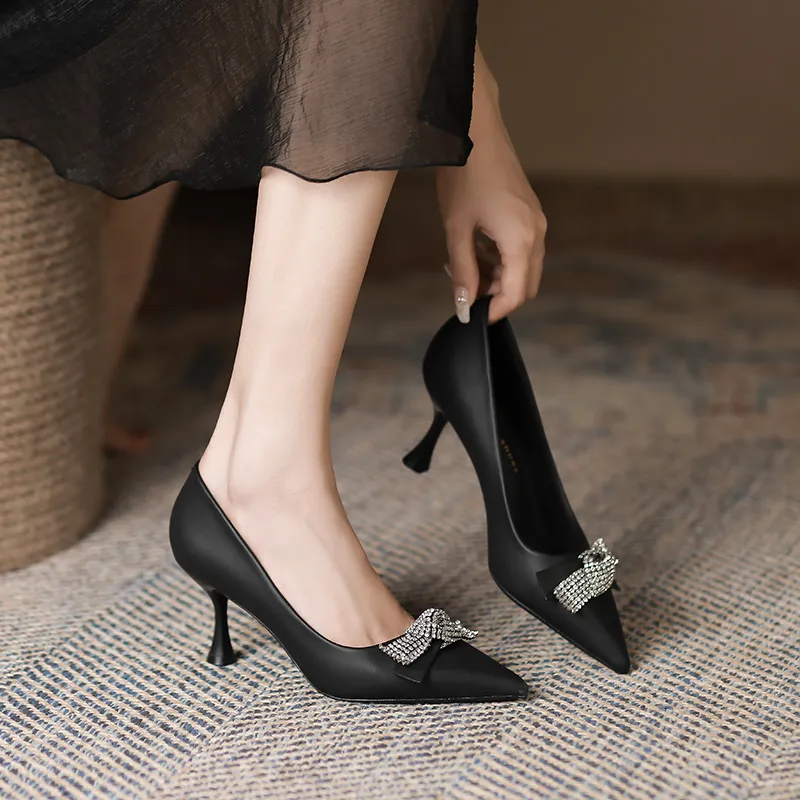 Lan Miao Slim Heel High Heels Women's-5