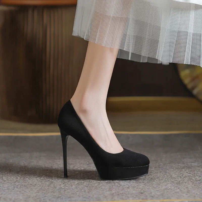 Lan Miao Slim Heel High Heels Women's-8