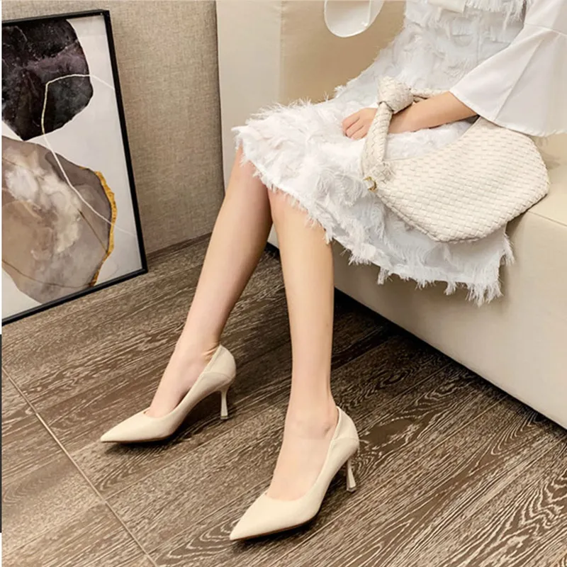 Lan Miao Slim Heel High Heels Women's-15