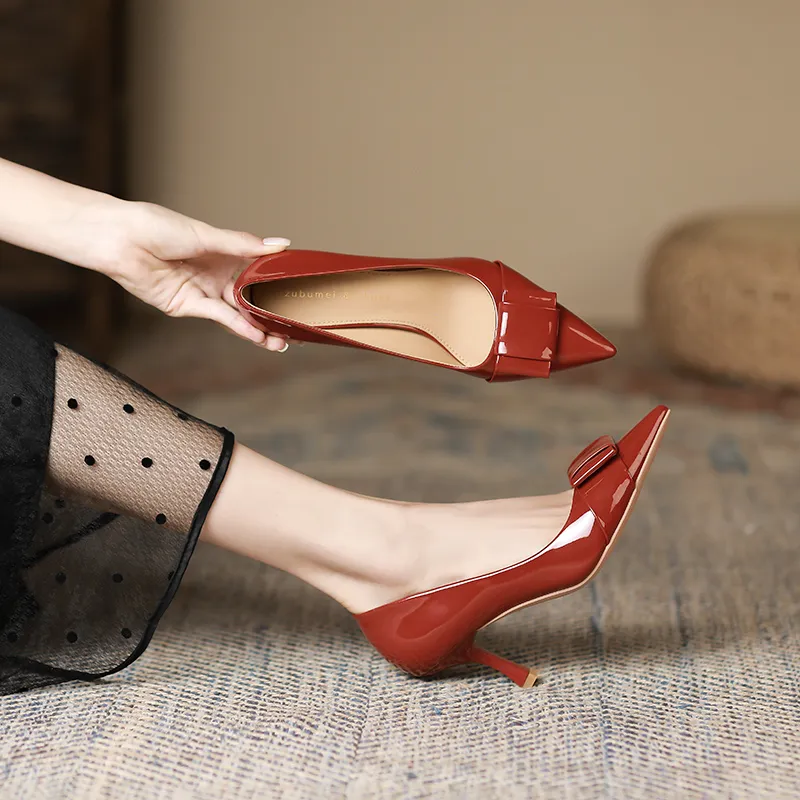 Lan Miao Slim Heel High Heels Women's-5