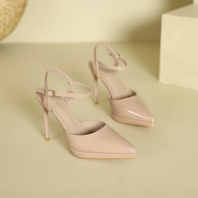 Lan Miao Slim Heel High Heels Women's-13