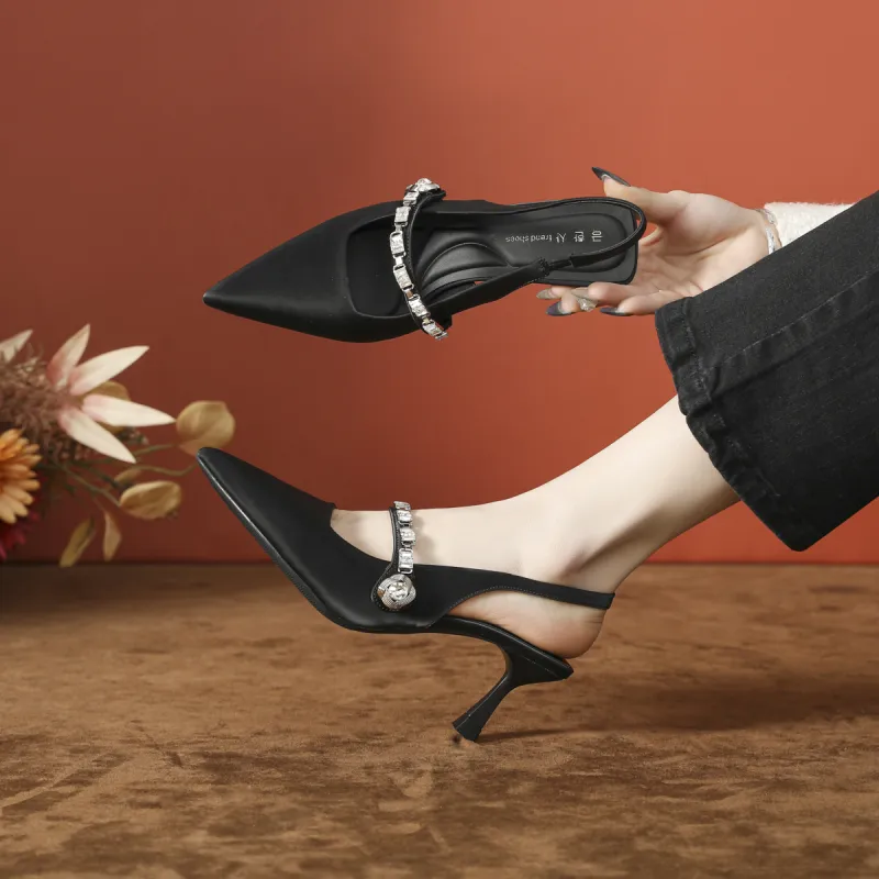 Lan Miao Slim Heel High Heels Women's-12