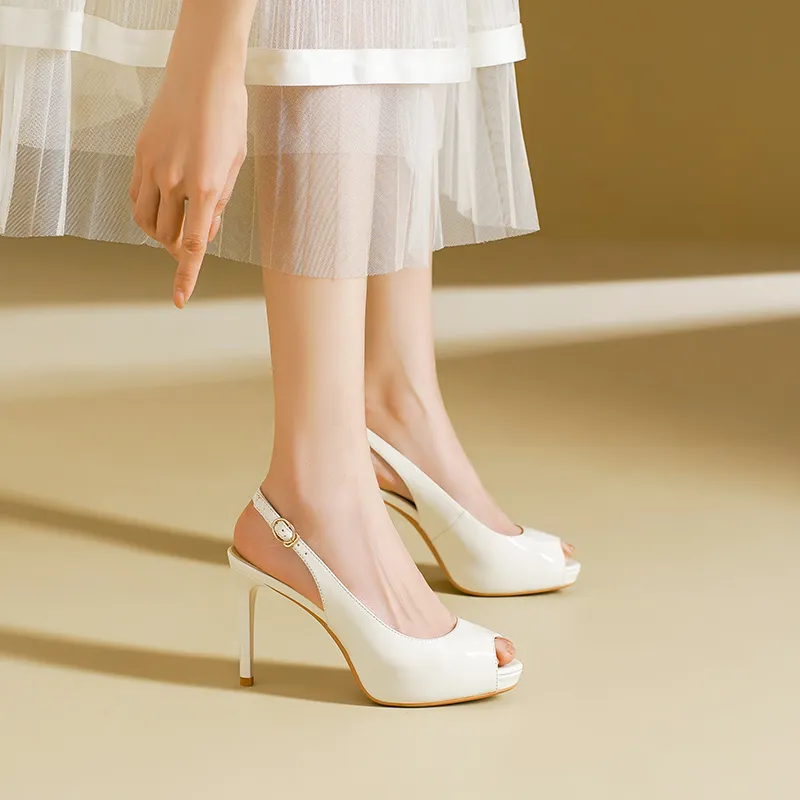 Lan Miao Slim Heel High Heels Women's-8