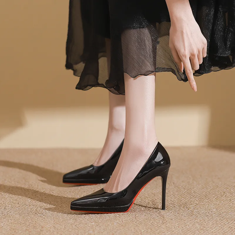 Lan Miao Slim Heel High Heels Women's-8