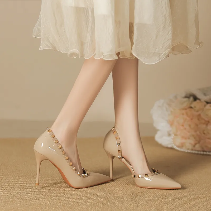 Lan Miao Slim Heel High Heels Women's-11