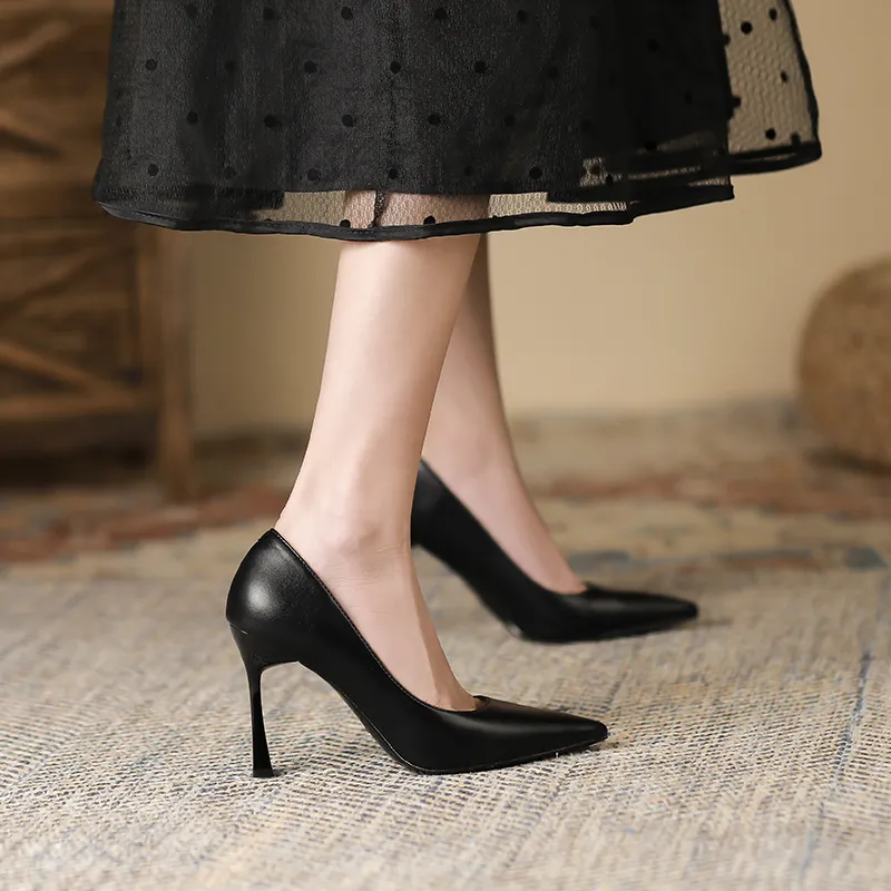 Lan Miao Slim Heel High Heels Women's-10