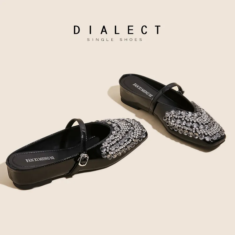 Lan Miao Abrasion Resistant Slip Resistant Closed Toe Slippers Women's-13