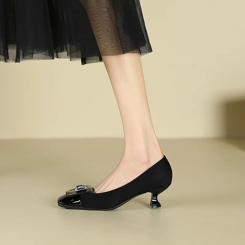 Lan Miao Slim Heel High Heels Women's-1
