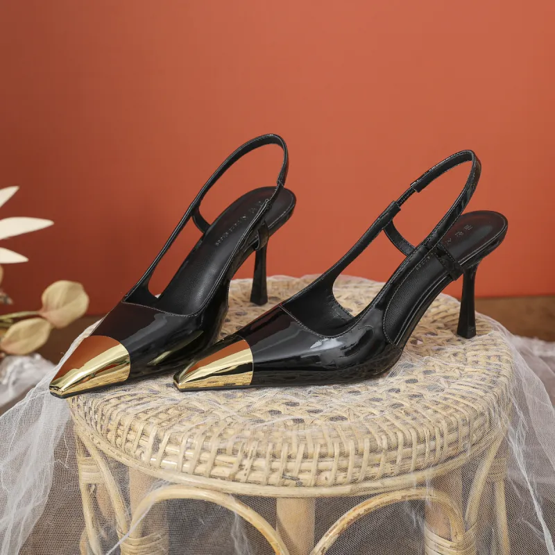 Lan Miao Slim Heel High Heels Women's-13