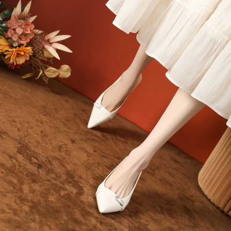 Lan Miao Slim Heel High Heels Women's-8