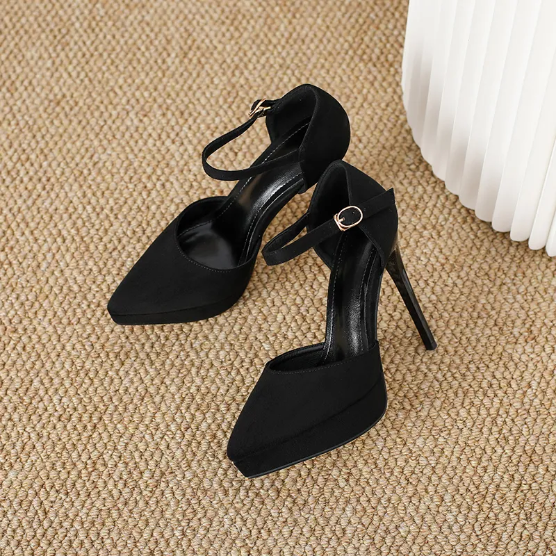 Lan Miao Slim Heel High Heels Women's-13