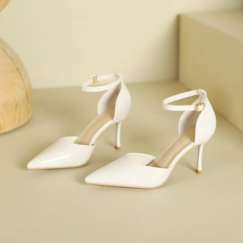 Lan Miao Slim Heel High Heels Women's-12