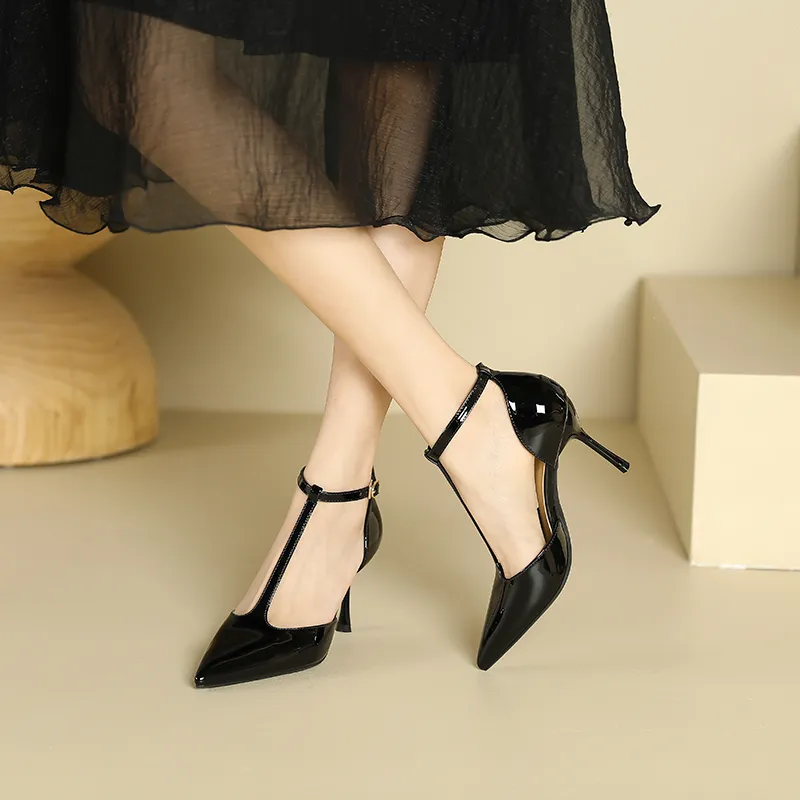 Lan Miao Slim Heel High Heels Women's-19