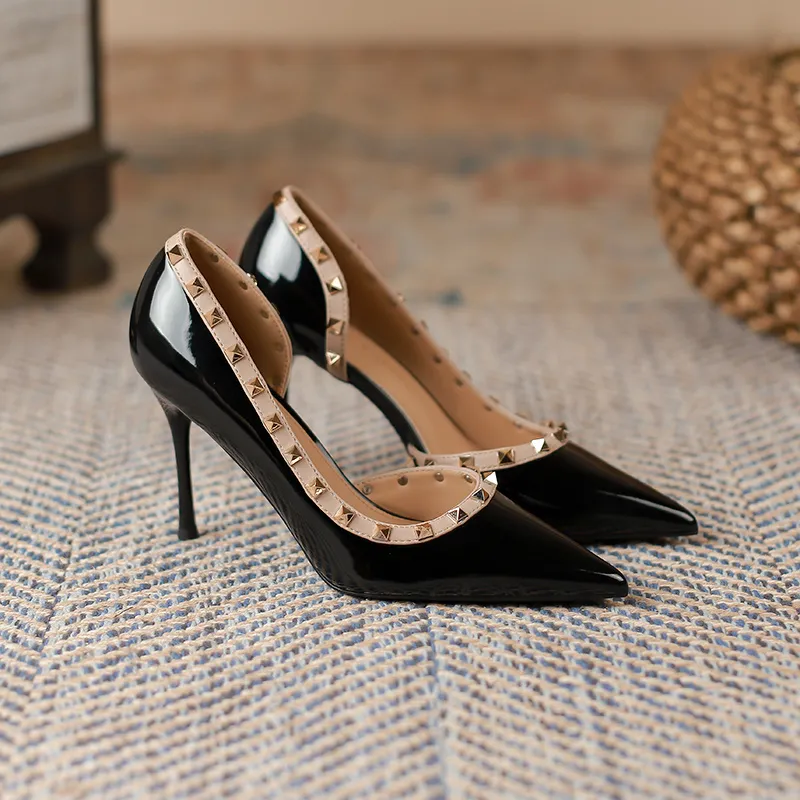 Lan Miao Slim Heel High Heels Women's-6