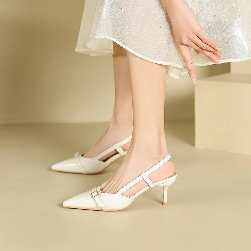 Lan Miao Slim Heel High Heels Women's-3
